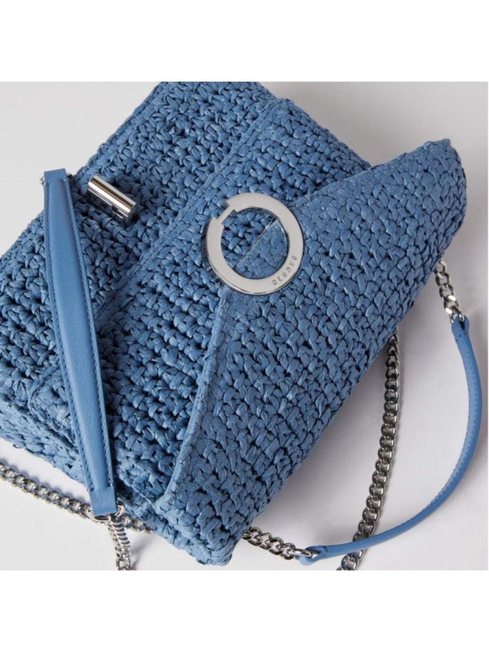 Sandro YZA Raffia Shoulder Bag - Picture 3 of 15